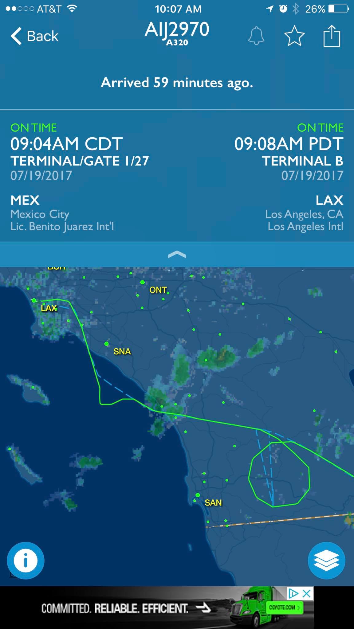 The strange acrobatics of my brother’s flight from Mexico City